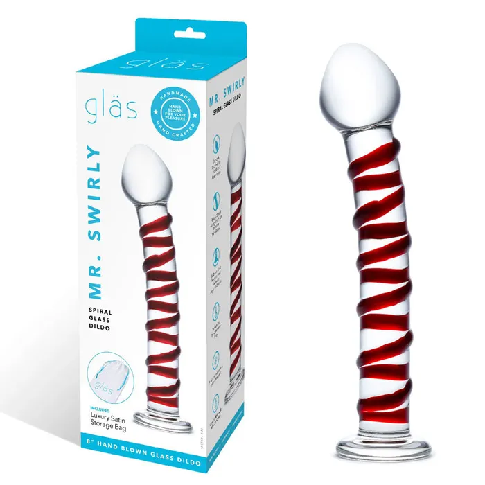 Glas Dildos Mr Swirly Dildo