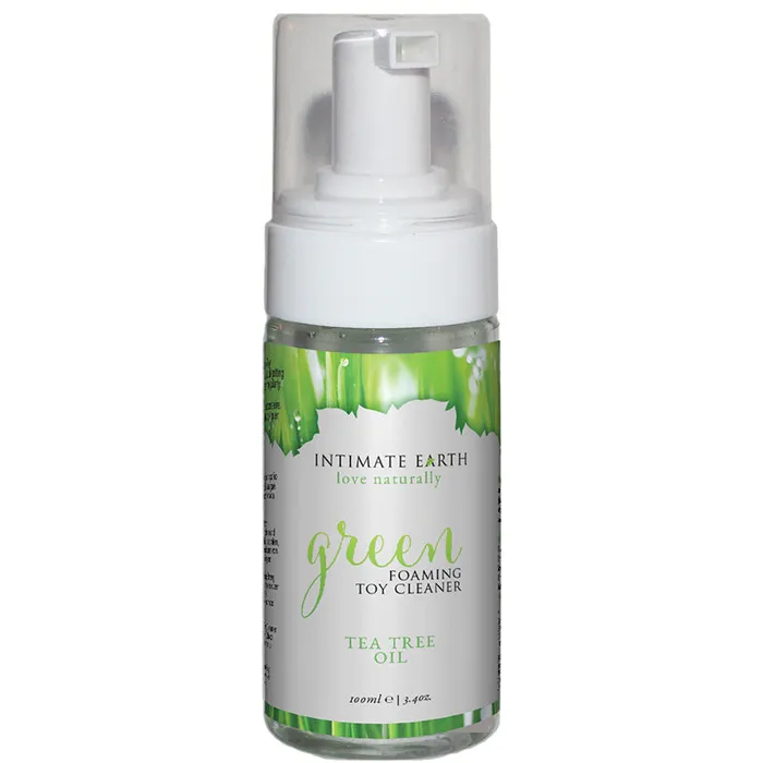 Green Tea Tree Toycleaner Foaming Intimate Organics Vibrators