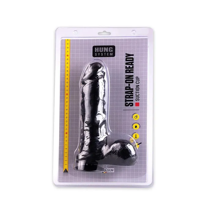 HUNG System HUNG System - Lil - Dildo - Met Vac-U-Lock - Large - Zwart | Dildos