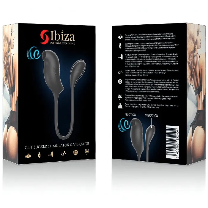 Ibiza Couples | Sex Toy 2 in 1 Succhiaclitoride e Ovetto Vibrante