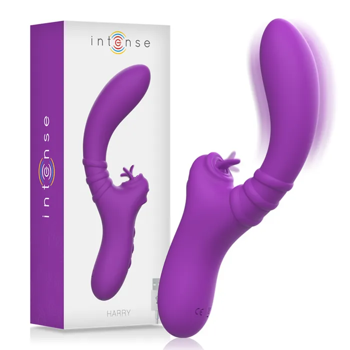 Intense Vibrators | Vibratore Intense™ Harry Rabbit Ricurvo con Lingua