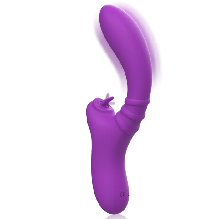 Intense Vibrators | Vibratore Intense™ Harry Rabbit Ricurvo con Lingua