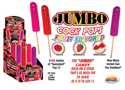 Jumbo Cock Pops | Hott Products Dildos