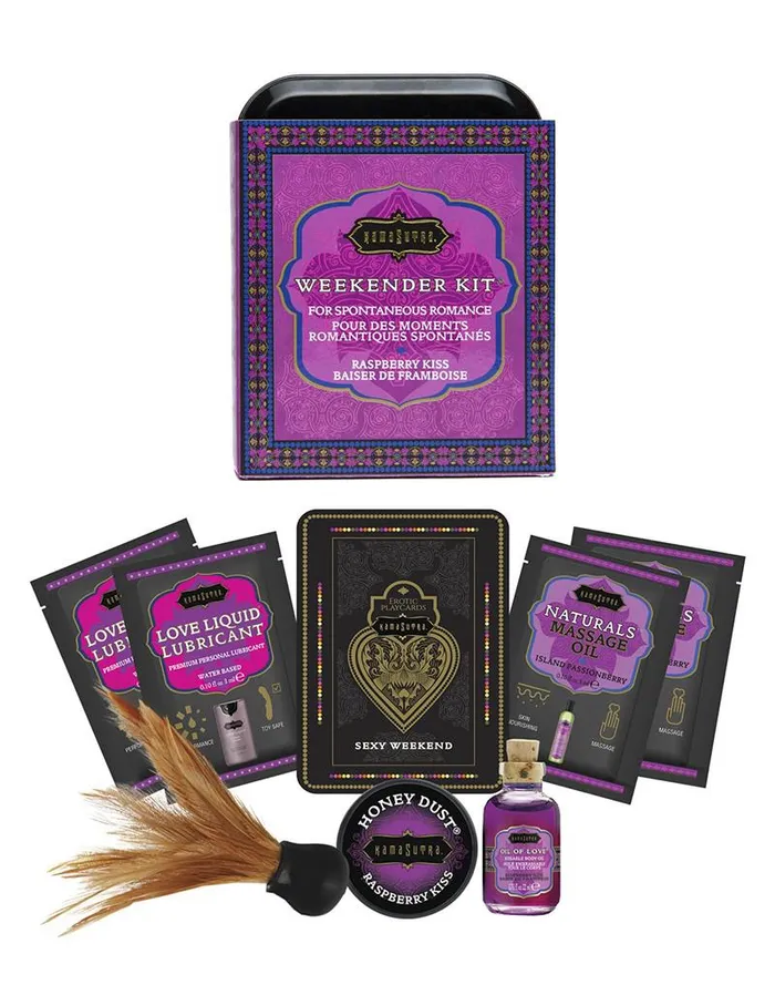 Kamasutra Erotische Massage Geschenkset Weekender Kit RaspBerry Dreams Kamasutra Couples