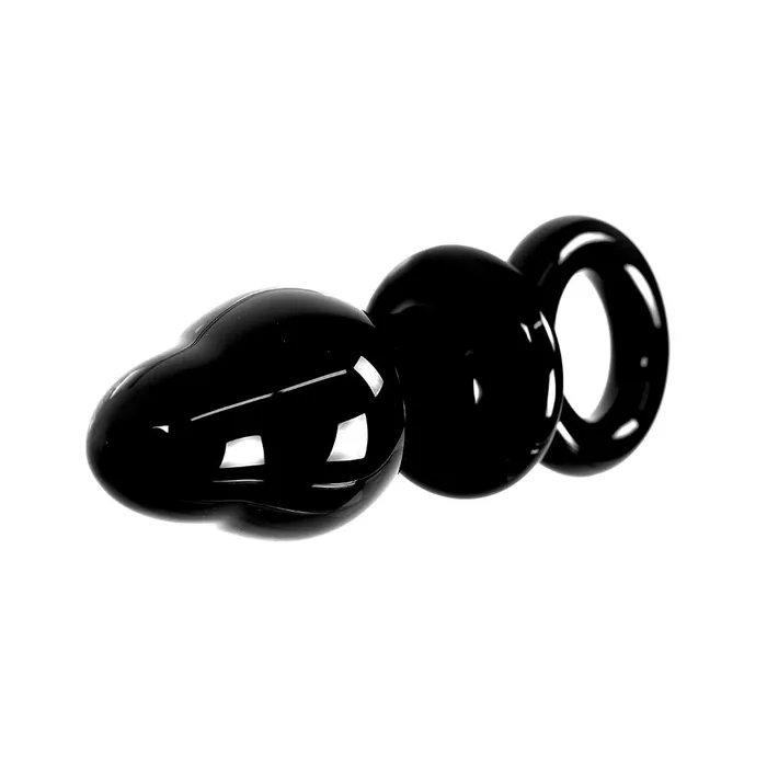 Kiotos Anal | Glass Buttplug Black O-ring