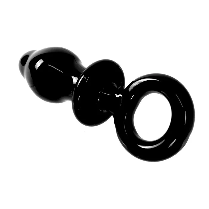 Kiotos Anal | Glass Buttplug Black O-ring