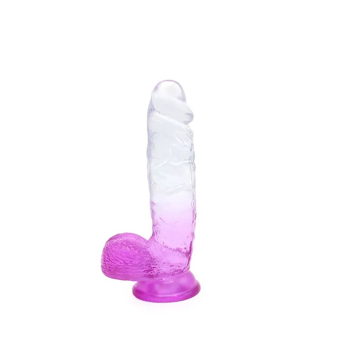 Kiotos COX Dildos | Kiotos Cox Color - Gekleurde Dildo 09 - 21,5 x 4,3 cm - Transparant/Paars