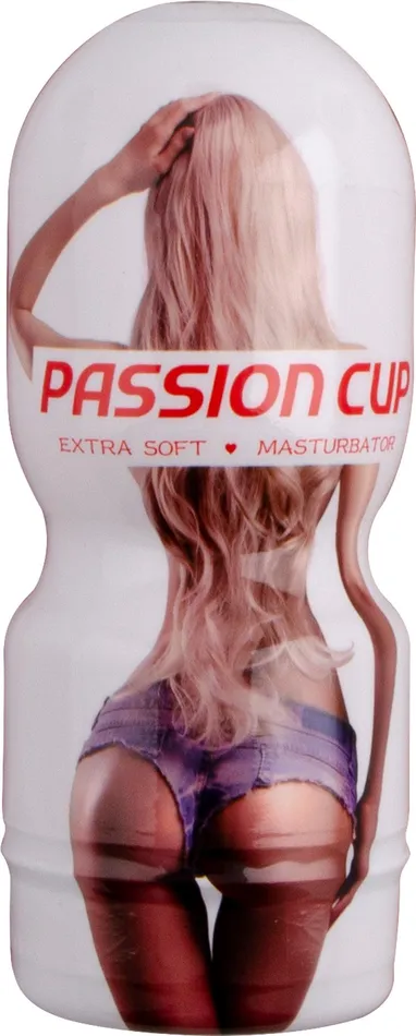 Klipon Basics Male Sex Toys Passion Cup Masturbator Anaal WitRood