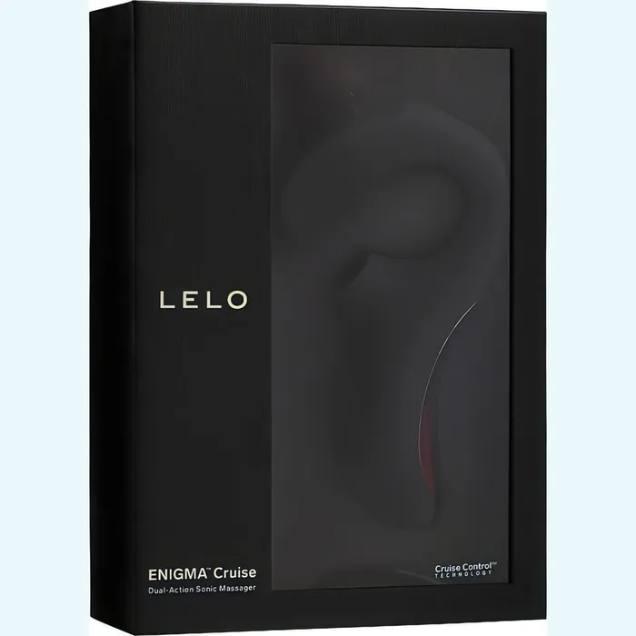 Lelo Anal | LELO Enigma CRUISE Dual Action Sonic Massager - Black