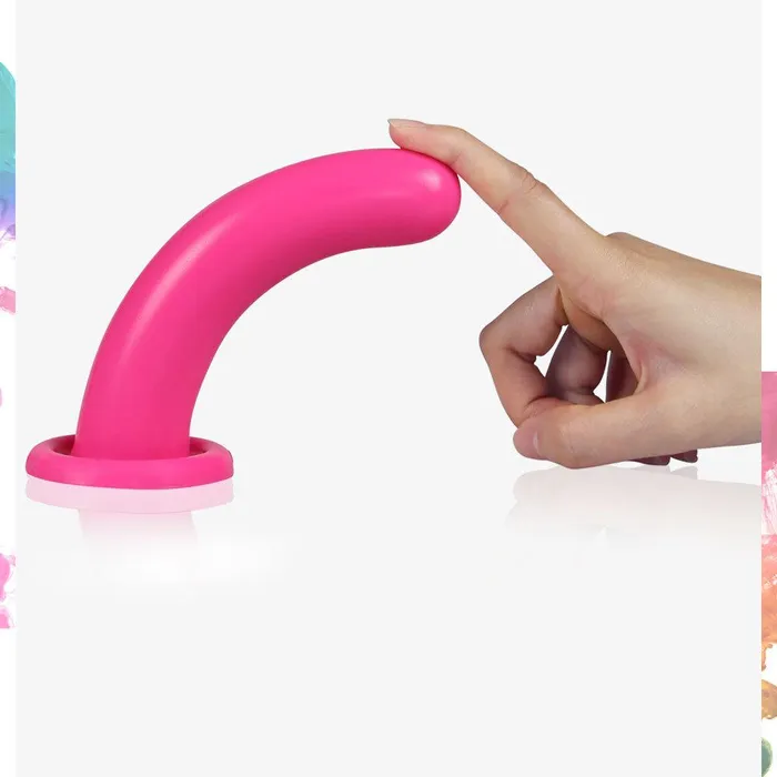 Lovetoy Dildos | Lovetoy - Holy Dong Jelly - Dildo met Zuignap - Vloeibare Siliconen - 14.5 x 3.2 cm - Roze