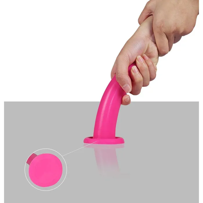 Lovetoy Dildos | Lovetoy - Holy Dong Jelly - Dildo met Zuignap - Vloeibare Siliconen - 14.5 x 3.2 cm - Roze