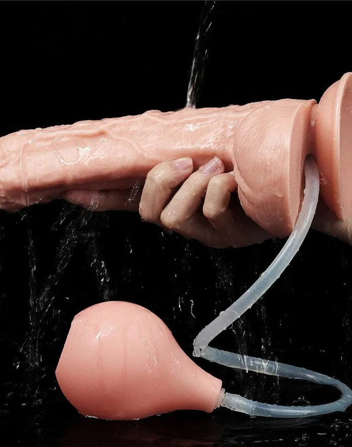 Lovetoy - Squirt Extreme Dildo 25 cm - Lichte Huidskleur | Lovetoy Dildos