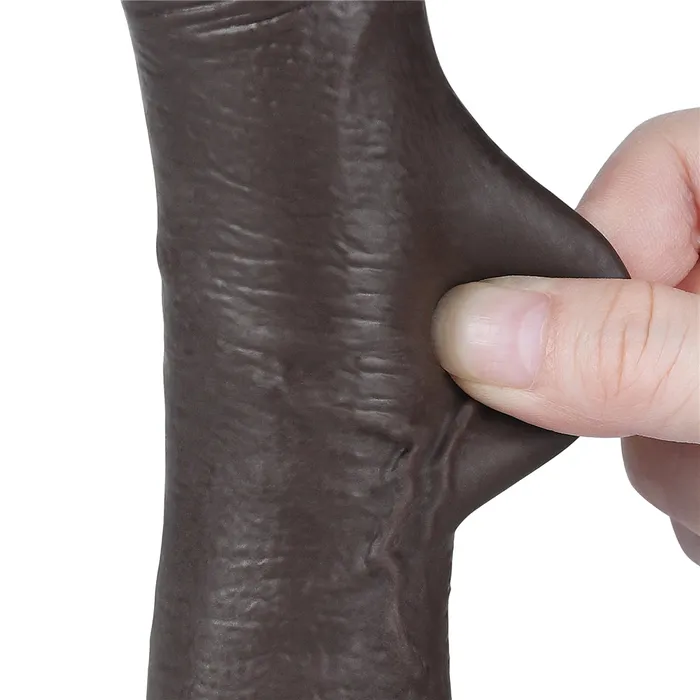 Lovetoy Vibrators | Fallo Scappellabile come un pene vero 7.5'' Nero