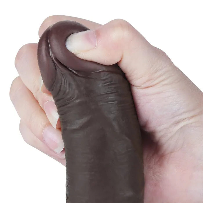 Lovetoy Vibrators | Fallo Scappellabile come un pene vero 7.5'' Nero