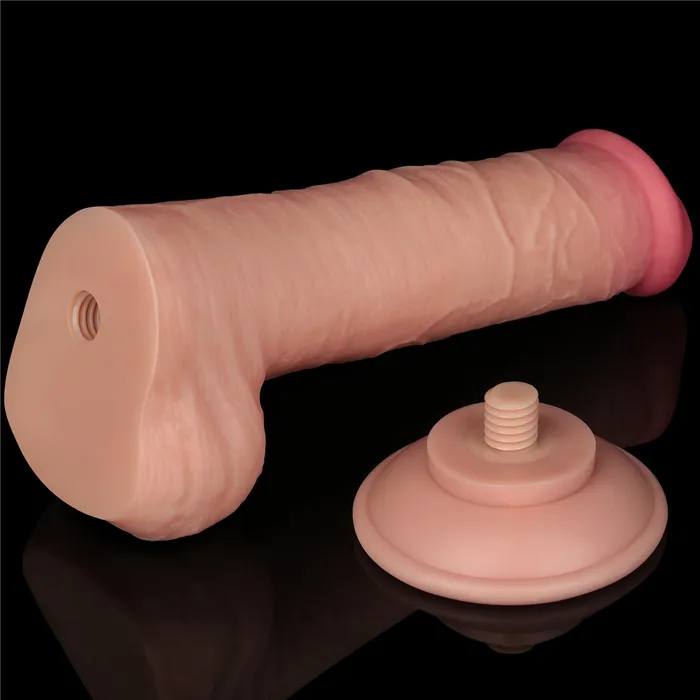 Lovetoy Vibrators | Fallo Scappellabile come un pene vero 8'' - Rosa Carne