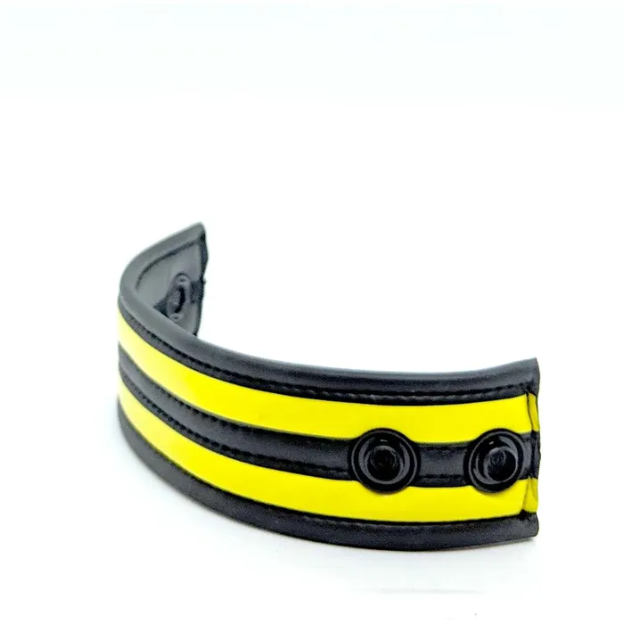 Male Sex Toys | 665 665 - Ballstretcher - Neoprene Ball Strap - Geel - Neoprene Racer Ball Strap - Yellow