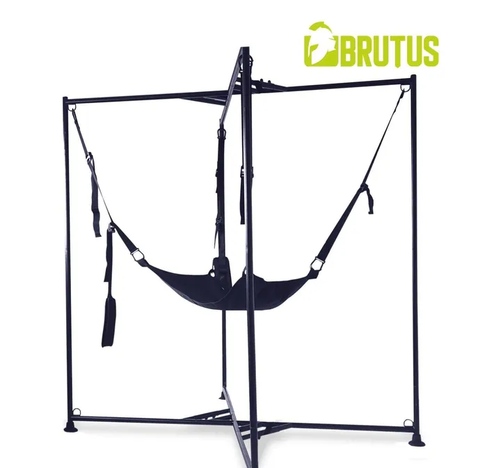 Male Sex Toys Brutus Brutus Sling Stand PRO Kit Complete Sling Stand Pro Kit Inclusief spiegel en vier springveren