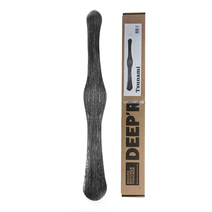 Male Sex Toys | DEEP'R - Tsunami - Anaal Slang - Zwart - 64 cm - Ø 4.00 tot 8.50 cm - Deep'r