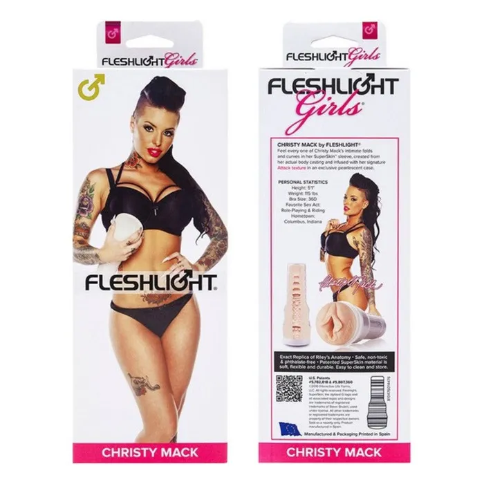 Male Sex Toys Fleshlight Vagina finta di Christy Mack Attack Fleshlight