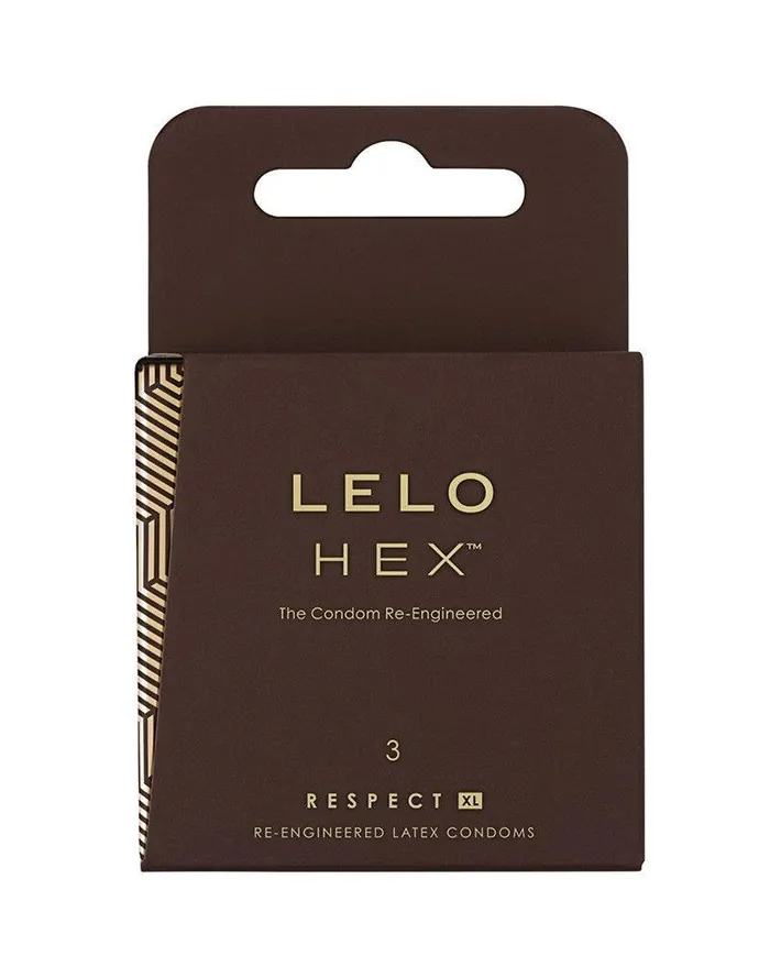 Male Sex Toys LELO HEX XL Respect Condooms LELO Hex