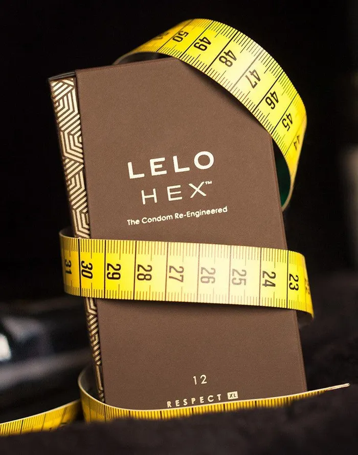 Male Sex Toys | LELO - HEX XL Respect Condooms - LELO Hex