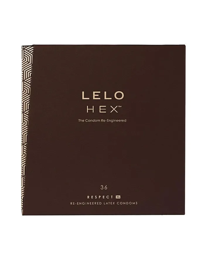 Male Sex Toys | LELO - HEX XL Respect Condooms - LELO Hex