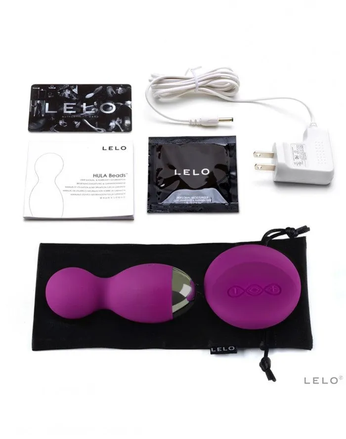 Male Sex Toys | LELO LELO - Hula Beads - Roterende En Vibrerende vagina Balletjes - Paars