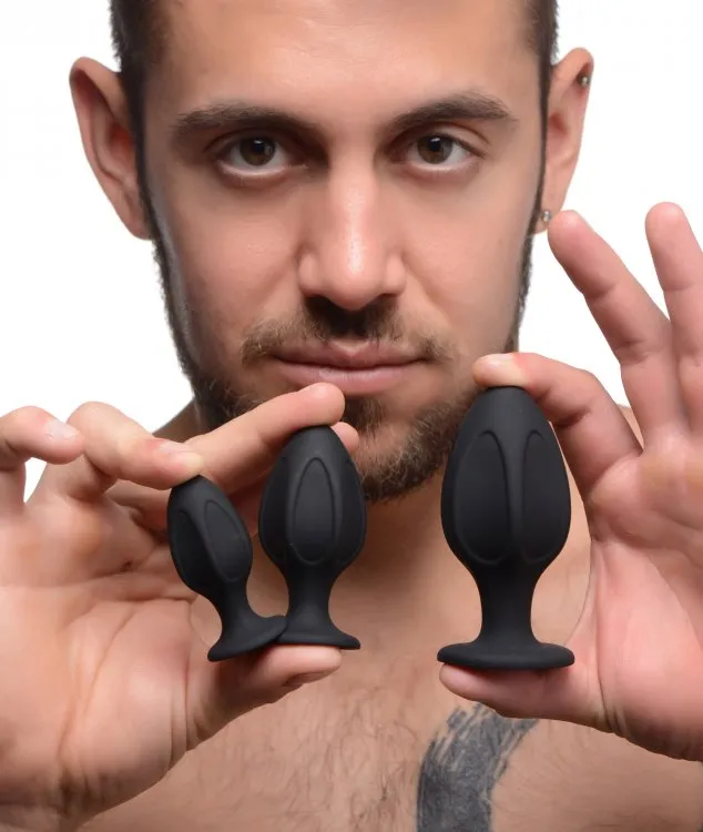 Male Sex Toys | Master Series (D) Master Series - Triple Juicers - Siliconen Anaal Trainer Set