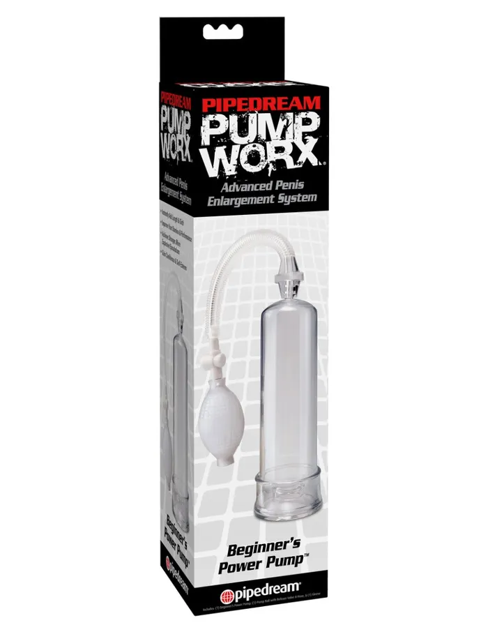 Male Sex Toys | Pipedream - Pump Worx Beginner's Power Pump - Transparant - Pipedream