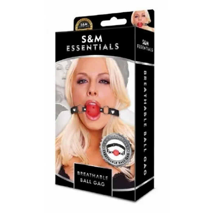 Male Sex Toys SM EssentialsBreathable Ball Gag Honeys Toy