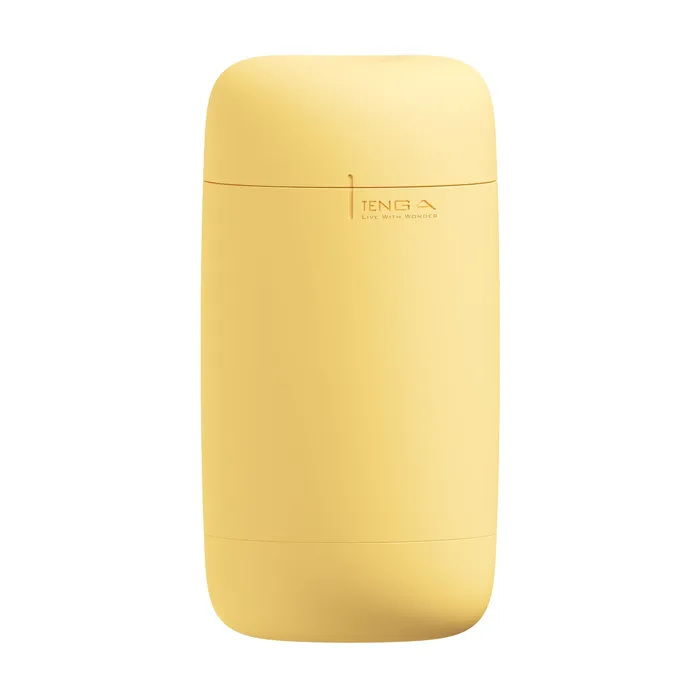 Male Sex Toys Tenga Puffy Masturbator Custard Yellow Tenga