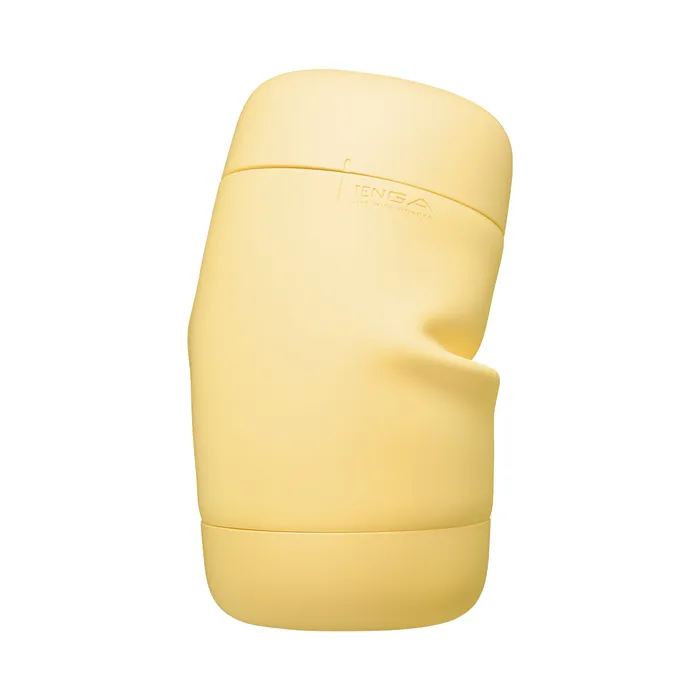 Male Sex Toys | Tenga - Puffy Masturbator - Custard Yellow - Tenga