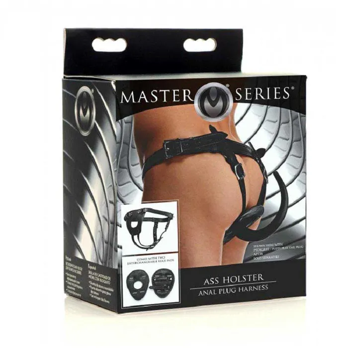 Male Sex Toys XR Brand Ass Holster Anal Plug Harness