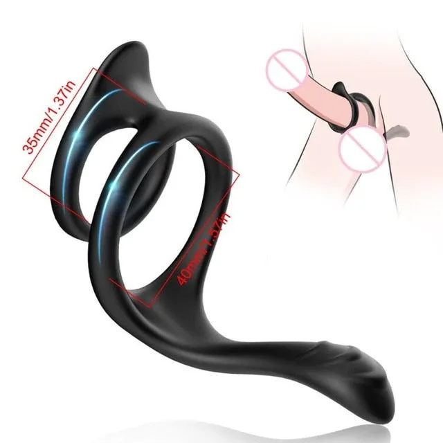 Male Sex Toys YSGLIFE Newest Male Cock Ring for Couple Masturbating Machine Penis Delay Trainer Ring Gay Sex Toys Mens Masturbator Sex Toys for Men