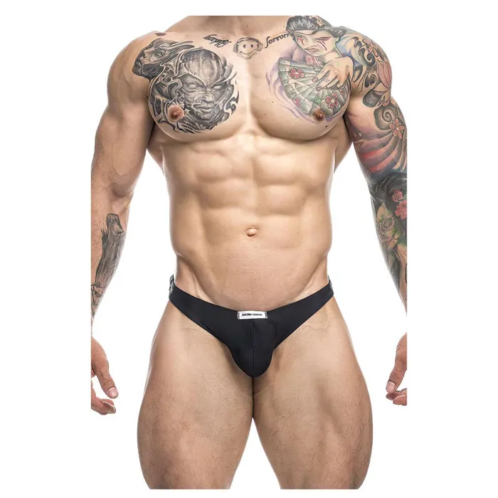 MaleBasics Corp Vibrators | Justin + Simon Classic Tanga Thong