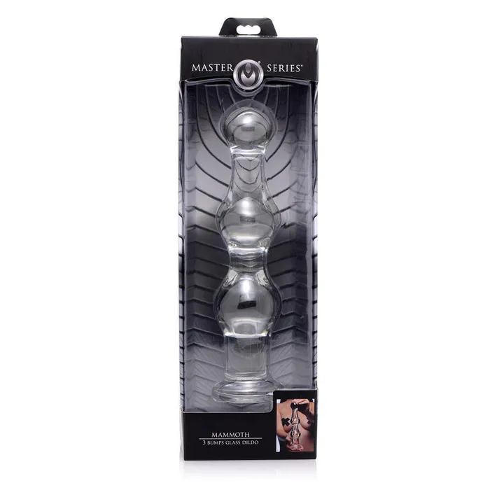 Mammoth 3 Bumps Glass Dildo XR Brand Dildos