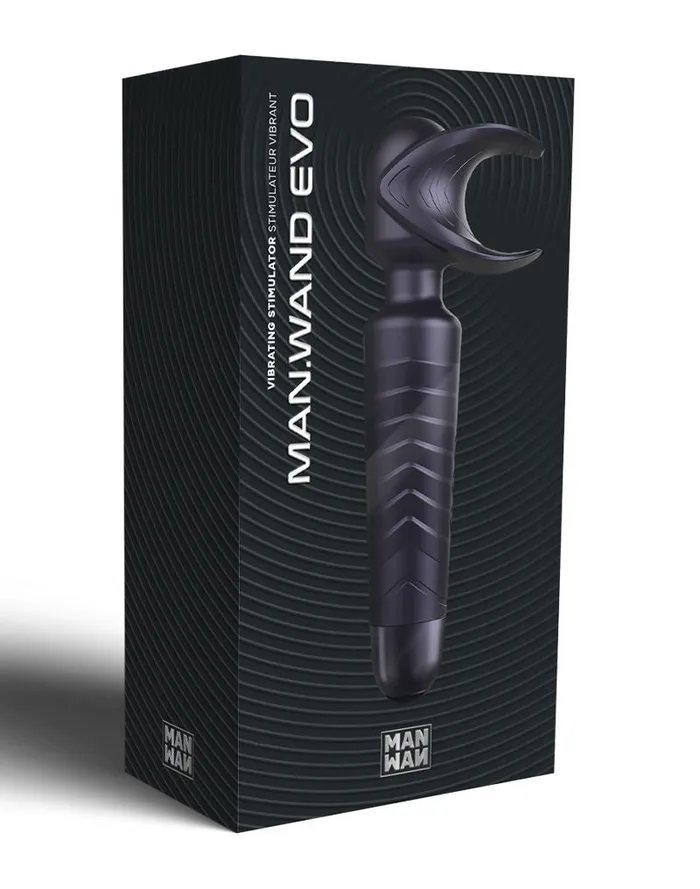 ManWan ManWan - Man.Wand EVO - Oplaadbare Masturbator èn Wand Vibrator - Black Plum | Vibrators