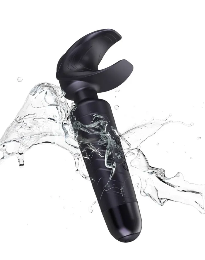 ManWan ManWan - Man.Wand EVO - Oplaadbare Masturbator èn Wand Vibrator - Black Plum | Vibrators