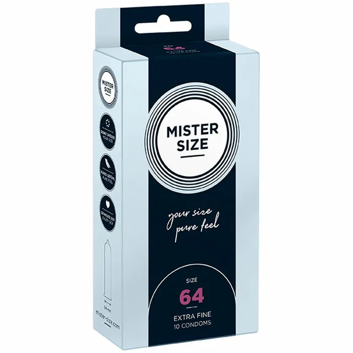 Mister Size Female Sex Toys Preservativi Mister Size 64 cm 10 pcs