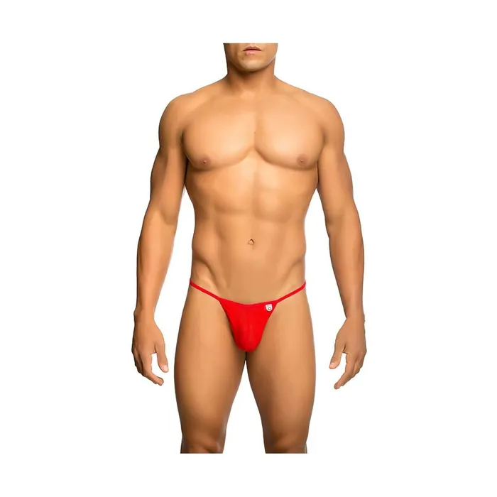 Mob Eroticwear Vibrators | Tanga Mob Eroticwear Rosso S/M