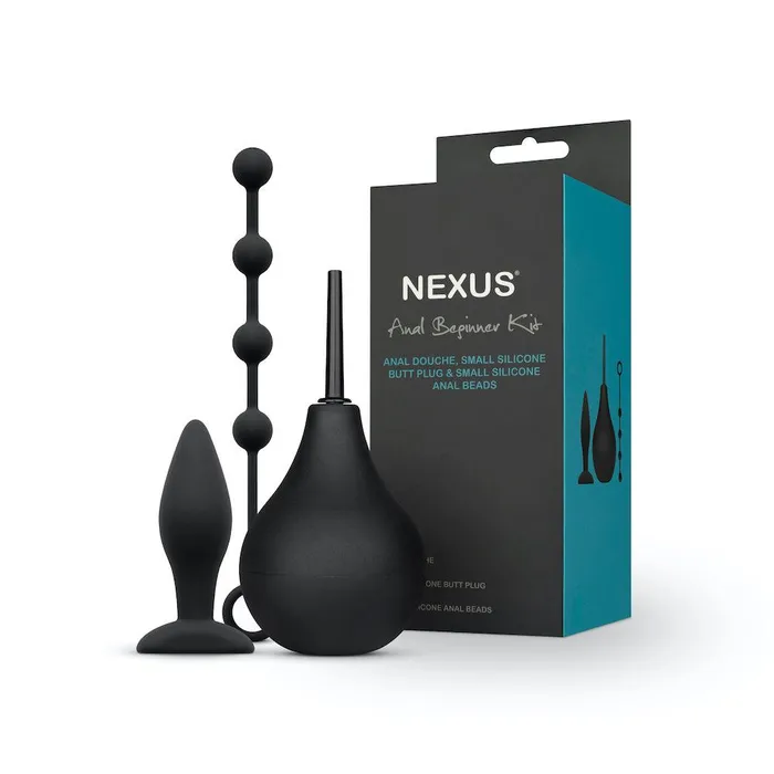 Nexus Anal | Nexus - Anal Beginner Kit met Kleine Anaalspeeltjes - Zwart