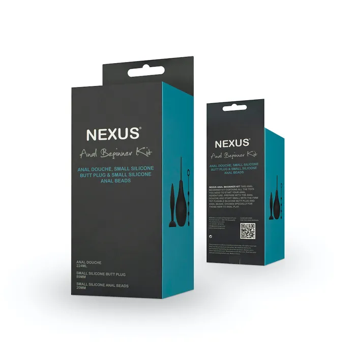 Nexus Anal | Nexus - Anal Beginner Kit met Kleine Anaalspeeltjes - Zwart