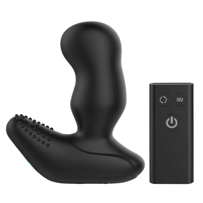 Nexus Anal Nexus Revo Extreme Extra Brede Vibrerende en Roterende Prostaat Vibrator Zwart