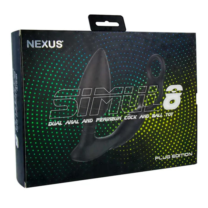 Nexus Anal | Nexus - Simul8 Plug Edition - Dubbele Anaal & Perineum Vibrator - Zwart