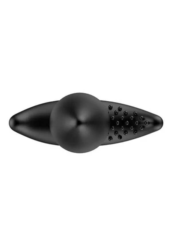 Nexus - B-Stroker - Masserende Buttplug met Strelende Nopjes voor Perineum - Zwart | Nexus Male Sex Toys