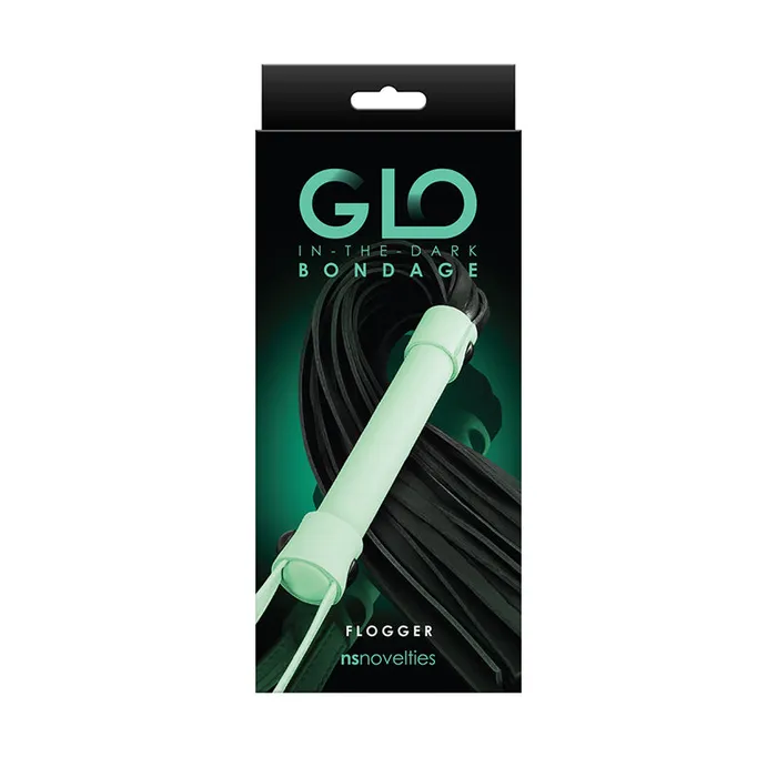 NS Novelties Couples GLO Bondage Flogger