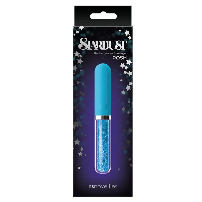 NS Novelties Vibrators | Vibratore Mini NS Novelties Stardust Azzurro