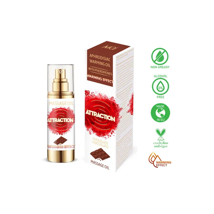 Olio per Massaggio Erotico Attraction Chocolate 30 ml | Attraction Vibrators