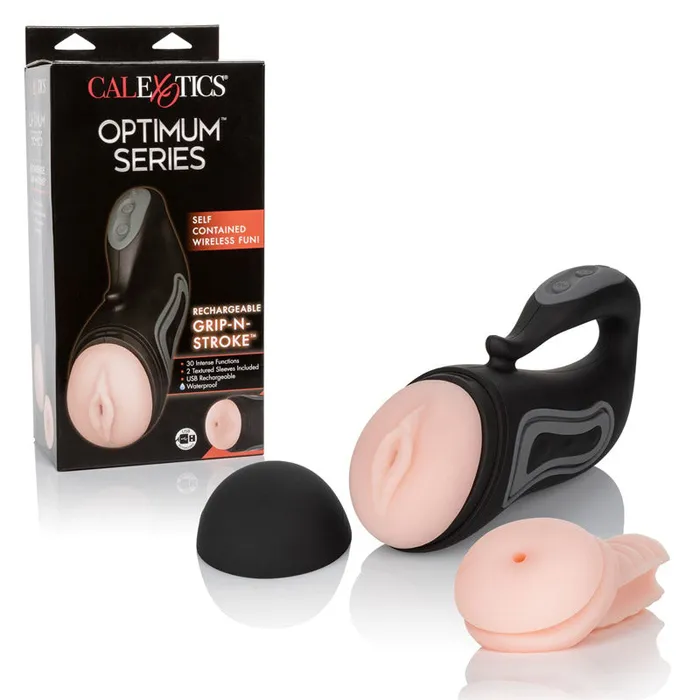 Optimum Power Rechargeable GripNStroke California Exotic Male Sex Toys