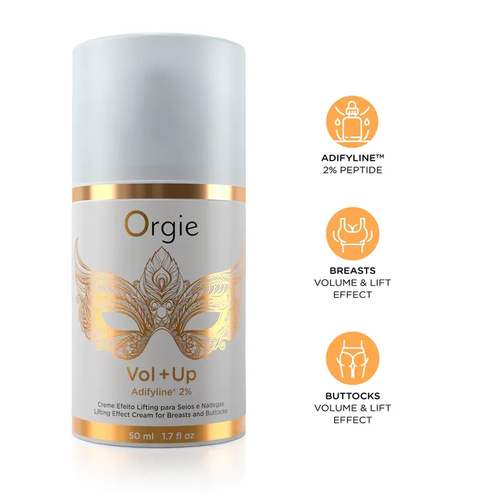 ORGIE VOL + UP – ADIFYLINE PEPTIDE 2% 豐胸提臀緊致乳霜 50ML | Honeys_Toy Vibrators